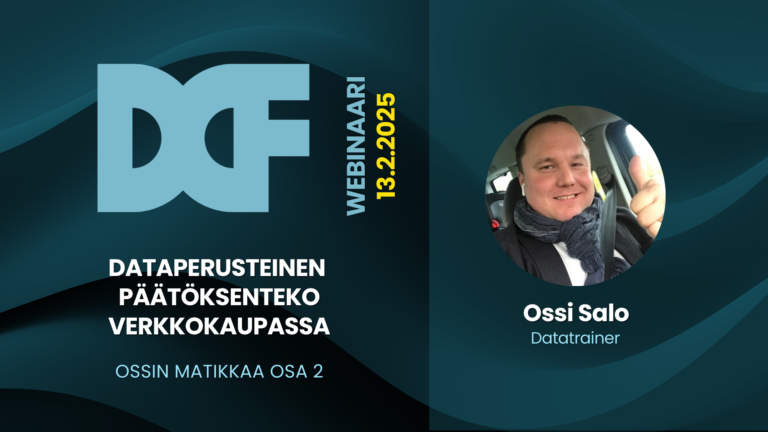 Dataperusteinen päätöksenteko verkkokaupassa
