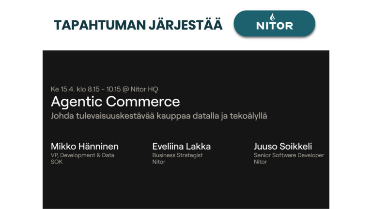 Kumppani kouluttaa: Agentic Commerce